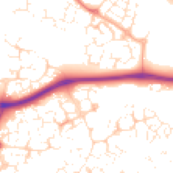Daytime road noise heatmap for SN25 4GZ