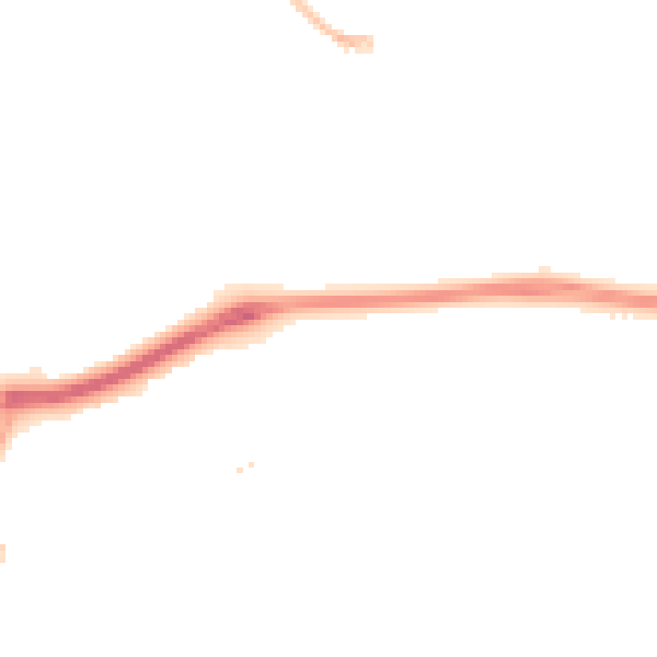 Night-time road noise heatmap for SN25 4GZ