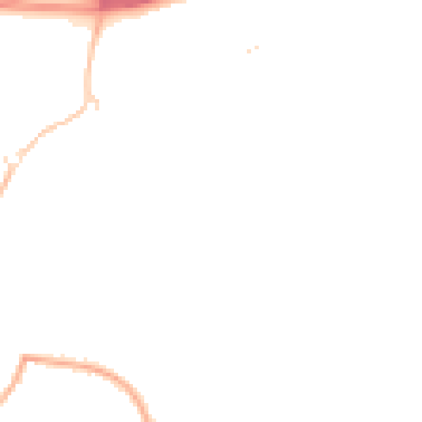 Night-time road noise heatmap for SN25 4TP