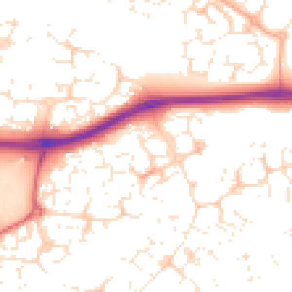 Daytime road noise heatmap for SN25 4XL