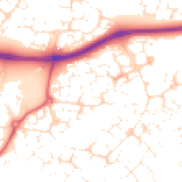 Daytime road noise heatmap for SN25 4XT