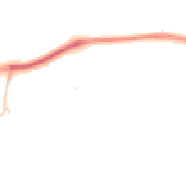 Night-time road noise heatmap for SN25 4XW