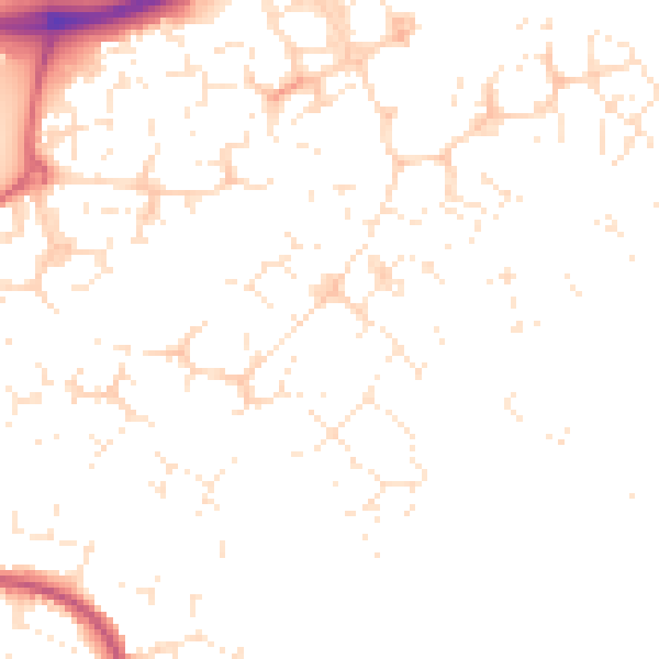 Daytime road noise heatmap for SN25 4YT