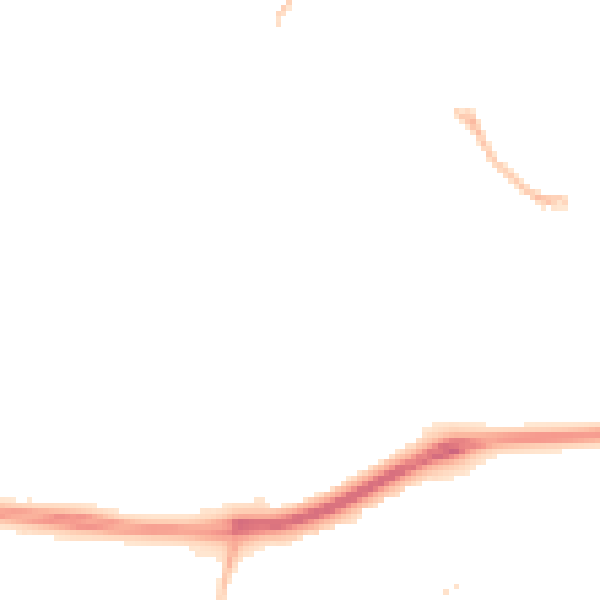 Night-time road noise heatmap for SN25 4ZF