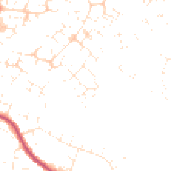 Daytime road noise heatmap for SN25 4ZN