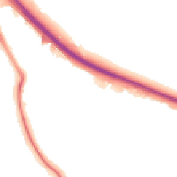 Night-time road noise heatmap for SN25 5AB