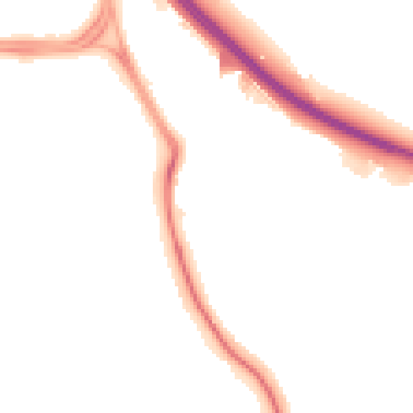 Night-time road noise heatmap for SN25 5AY