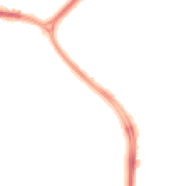 Night-time road noise heatmap for SN3 1AL