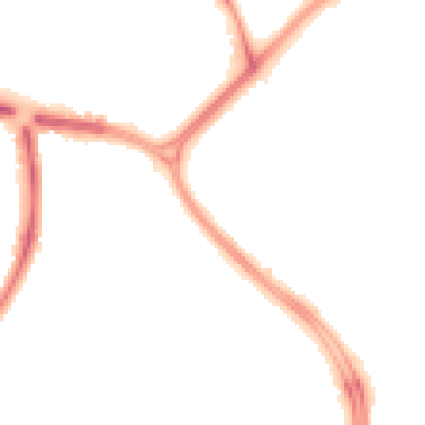 Night-time road noise heatmap for SN3 1AS