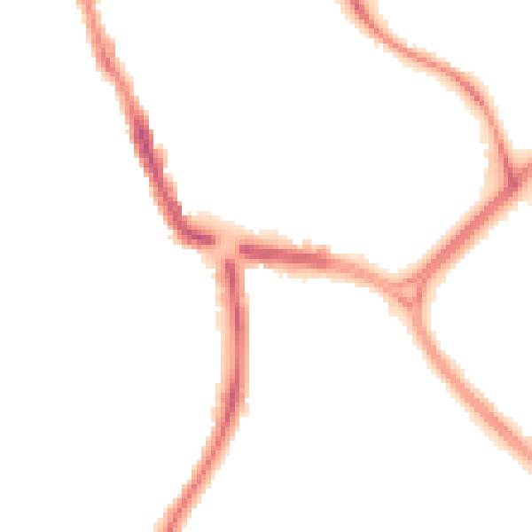 Night-time road noise heatmap for SN3 1AW