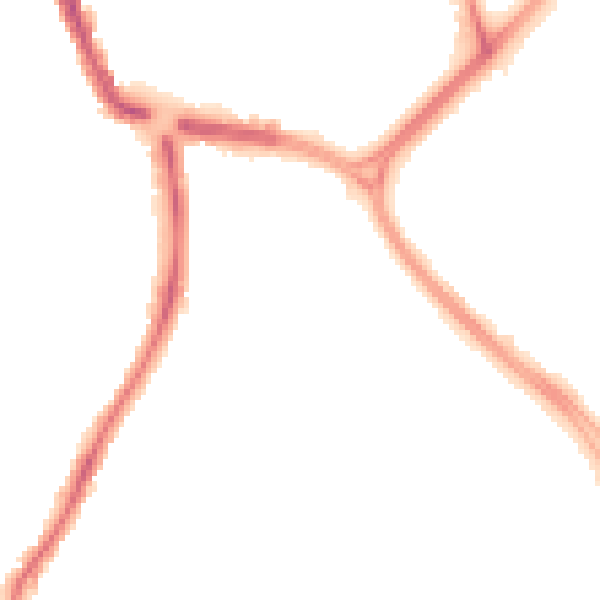 Night-time road noise heatmap for SN3 1DE