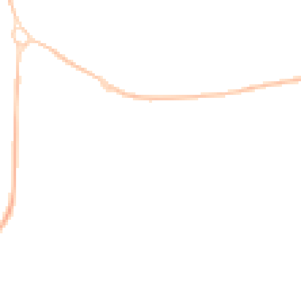 Night-time road noise heatmap for SN3 1NB