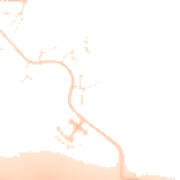 Daytime road noise heatmap for SN3 1NQ