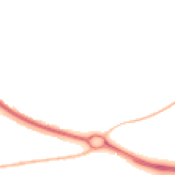 Night-time road noise heatmap for SN3 2BA