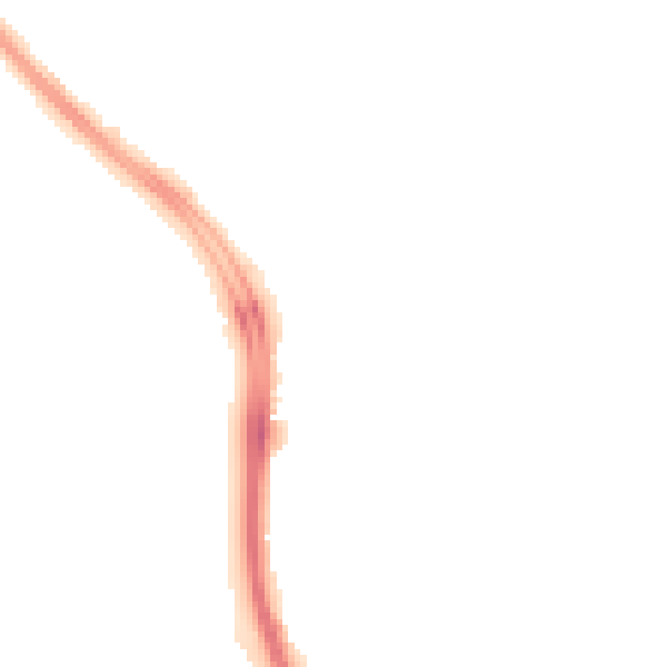 Night-time road noise heatmap for SN3 2GZ