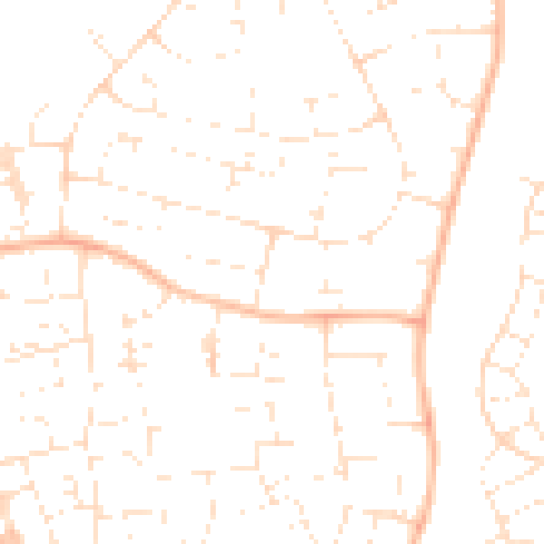 Daytime road noise heatmap for SN3 2LF