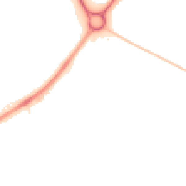 Night-time road noise heatmap for SN3 3GU