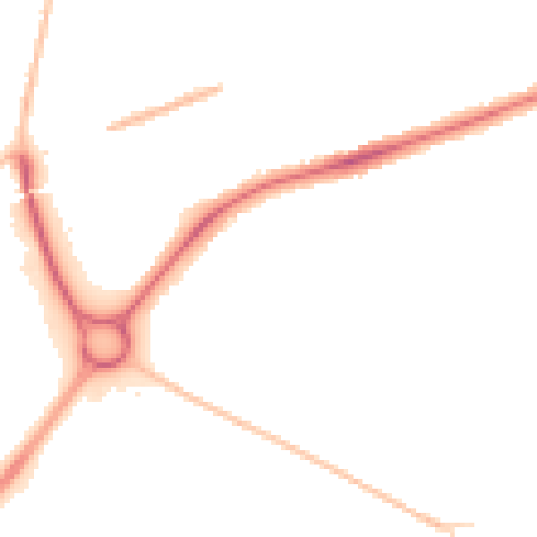 Night-time road noise heatmap for SN3 4DX