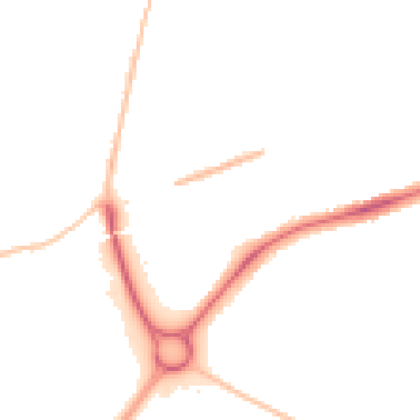 Night-time road noise heatmap for SN3 4FQ