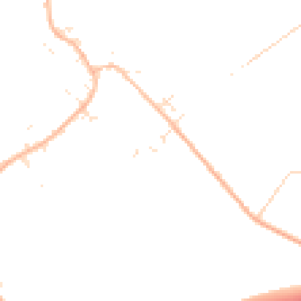 Daytime road noise heatmap for SN3 4FR