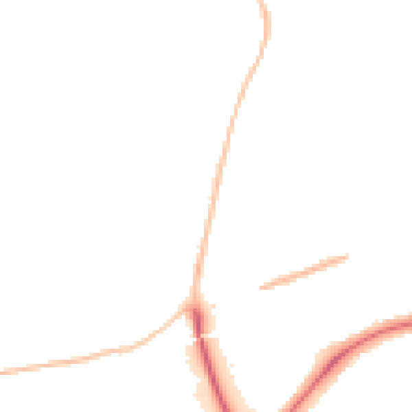 Night-time road noise heatmap for SN3 4PN