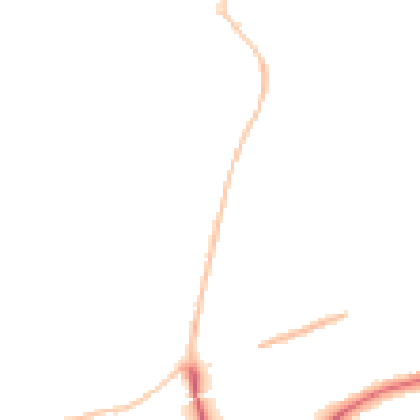 Night-time road noise heatmap for SN3 4PT
