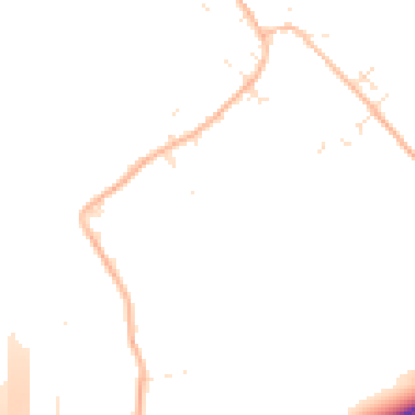 Daytime road noise heatmap for SN3 4RP