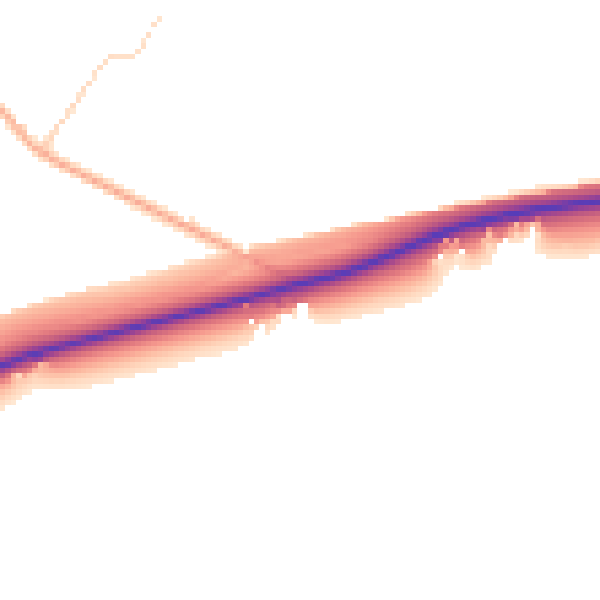 Daytime road noise heatmap for SN3 4RT