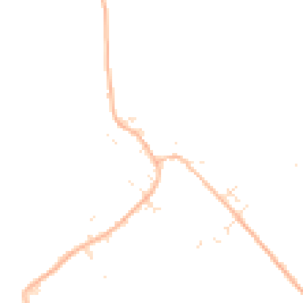Daytime road noise heatmap for SN3 4SB