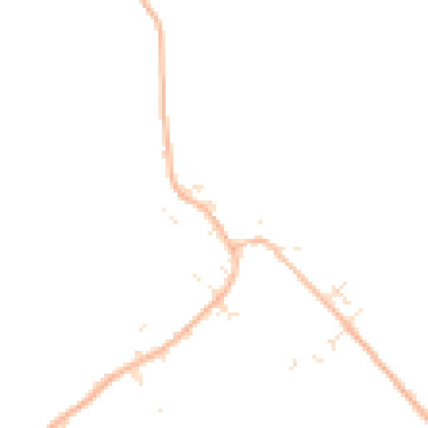 Daytime road noise heatmap for SN3 4SD