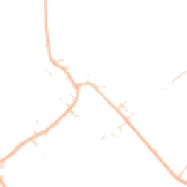 Daytime road noise heatmap for SN3 4SH