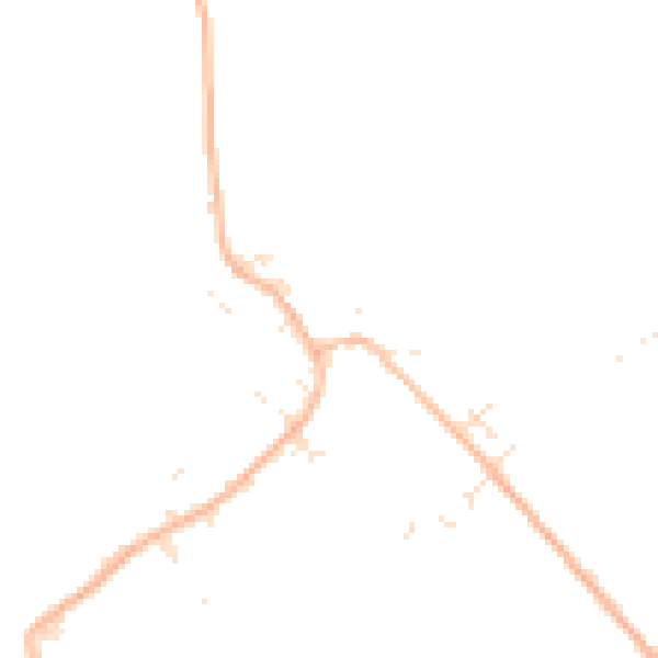 Daytime road noise heatmap for SN3 4SN