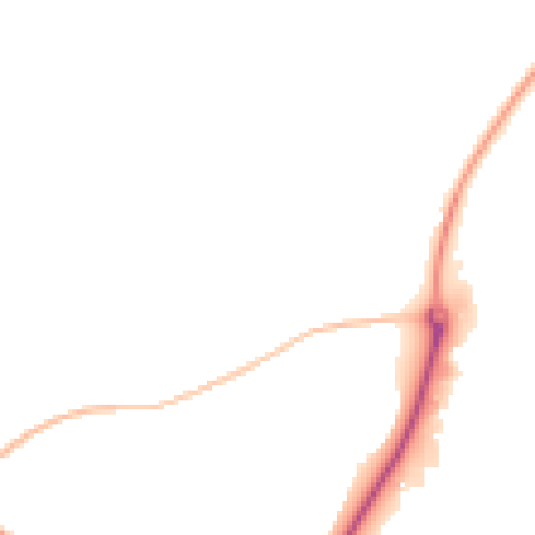 Night-time road noise heatmap for SN3 4TD