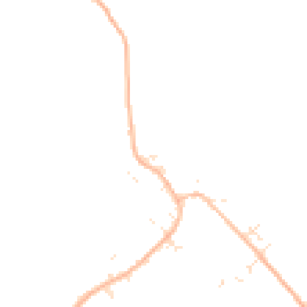 Daytime road noise heatmap for SN3 4UP