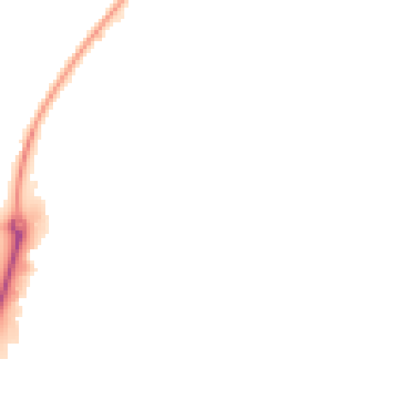 Night-time road noise heatmap for SN3 4UQ