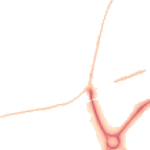 Night-time road noise heatmap for SN3 4WT