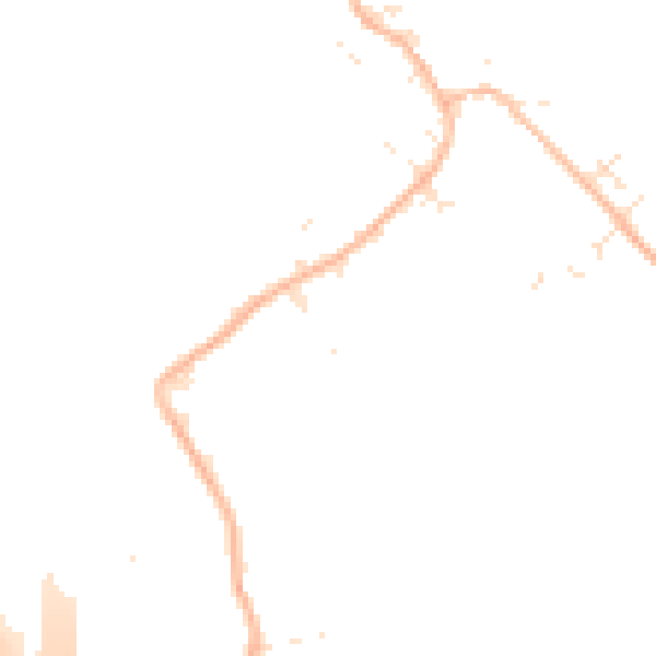 Daytime road noise heatmap for SN3 4XX