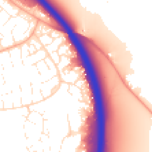 Daytime road noise heatmap for SN3 5DS