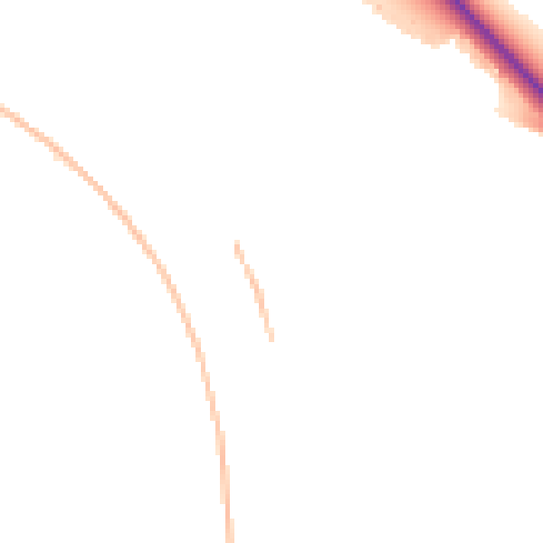 Night-time road noise heatmap for SN3 5FA