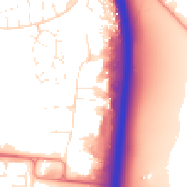 Daytime road noise heatmap for SN3 5JF
