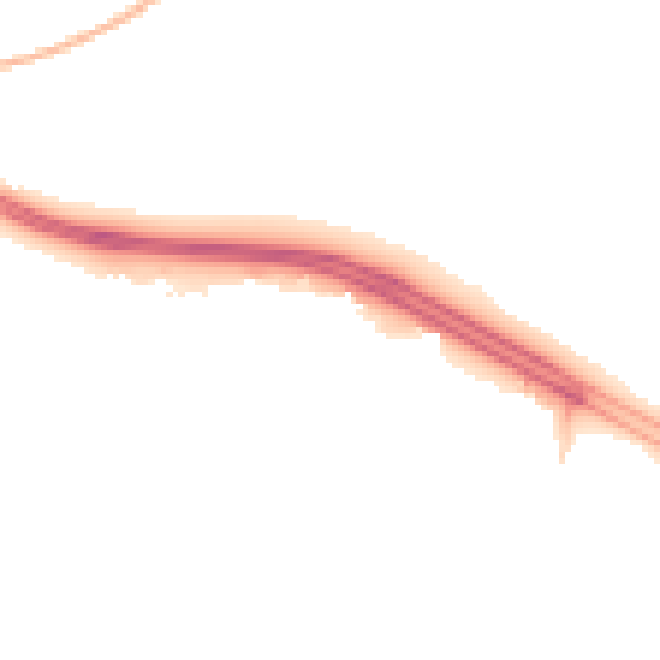Night-time road noise heatmap for SN3 6BH