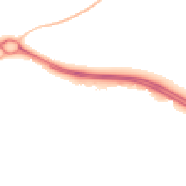 Night-time road noise heatmap for SN3 6BP