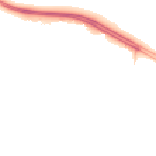 Night-time road noise heatmap for SN3 6EF