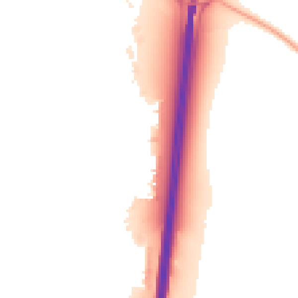 Night-time road noise heatmap for SN3 6FD