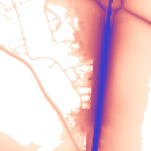 Daytime road noise heatmap for SN3 6FF