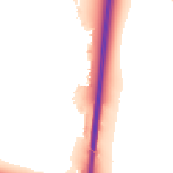 Night-time road noise heatmap for SN3 6FL