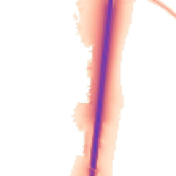Night-time road noise heatmap for SN3 6FN