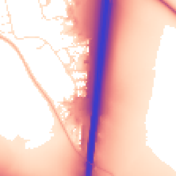 Daytime road noise heatmap for SN3 6FP