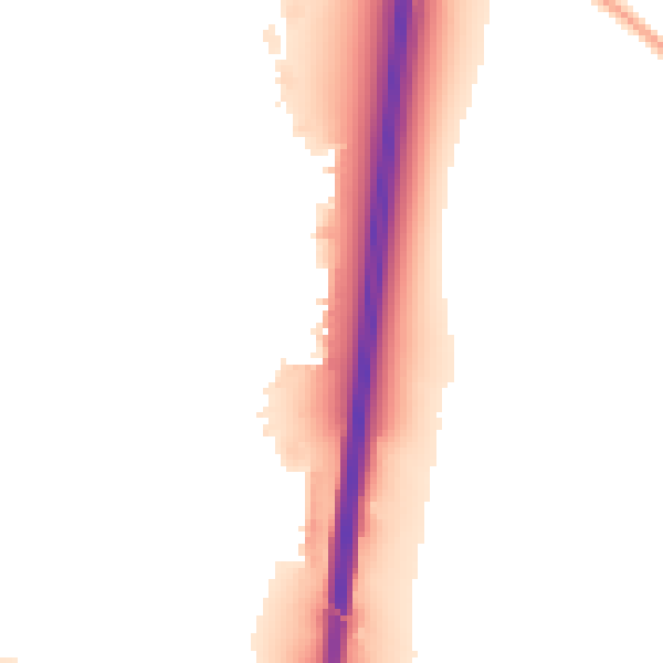 Night-time road noise heatmap for SN3 6FP