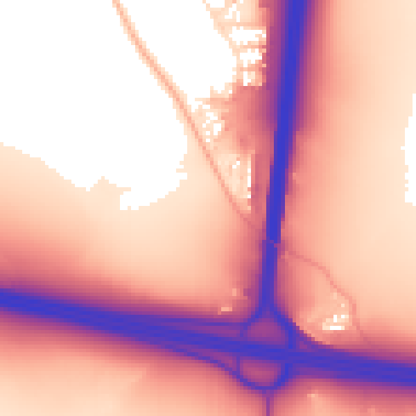 Daytime road noise heatmap for SN3 6GB